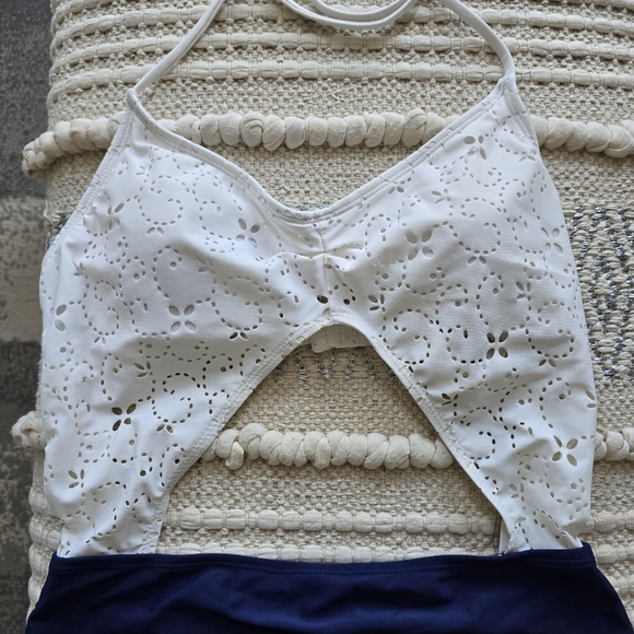 Lord & Taylor: Design Lab cut-out one-peice with eyelet top - Picture 6 of 15